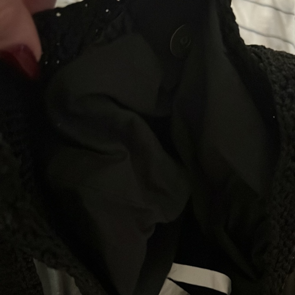 Crochet black crossbody - Picture 2 of 2